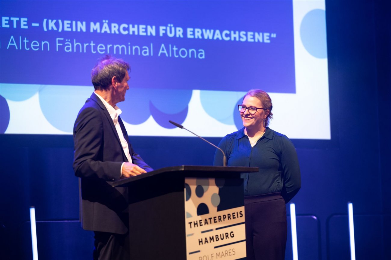 Amy Brinkman-Davis erhält den Theaterpreis Hamburg 2023